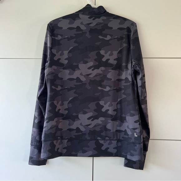 Lole Black and Grey Camouflage Zip Up Active Jacket - Picture 5 of 8